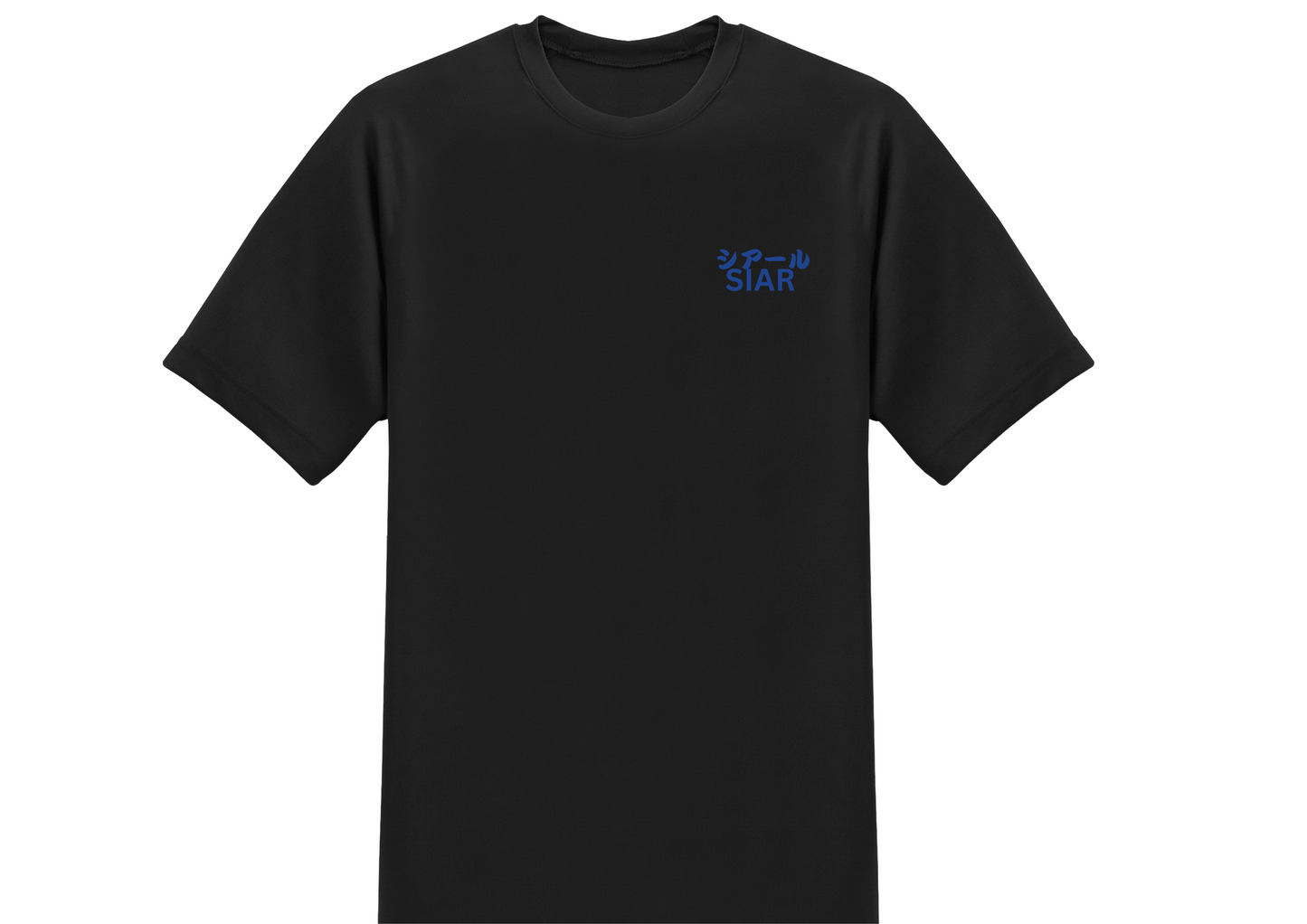 black oversized t shirt
